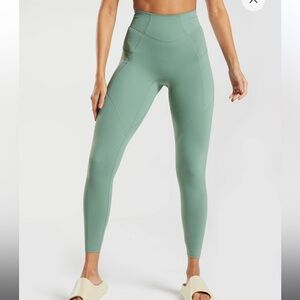 Whitney Simmons gym shark leggings